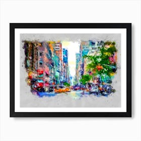 New York Street Art Print