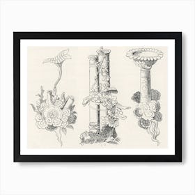 Chinese Decorative Elements, Albert Racine Art Print