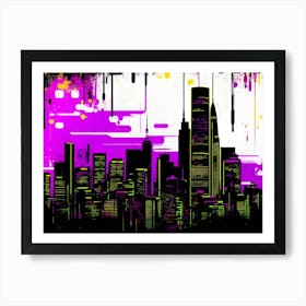 Cityscape 91 Art Print