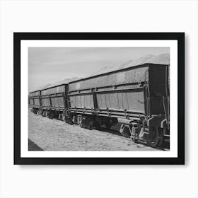 Carloads Of Potash At Potash Mine In Eddy County, New Mexico By Russell Lee Art Print