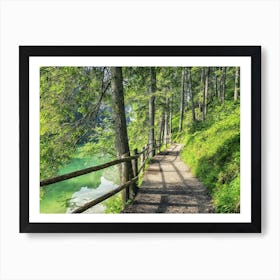 Lake Side Art Print