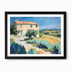 House In Provence - expressionism Art Print