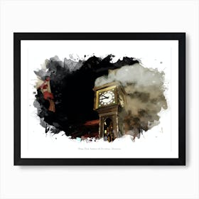 Steam Clock, Gastown & Chinatown, Vancouver Art Print