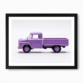 Toy Car Purple Truck Art Print