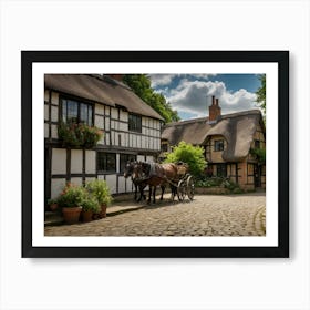 Old English Village Art Print