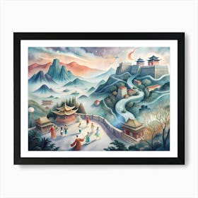 Great Wall Of China Art Print