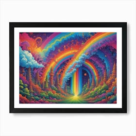 Rainbow In The Sky 2 Art Print