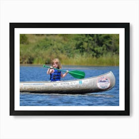 Canoeing Art Print