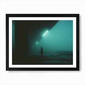 Concrete Night Fog | The Art of Solitude Art Print