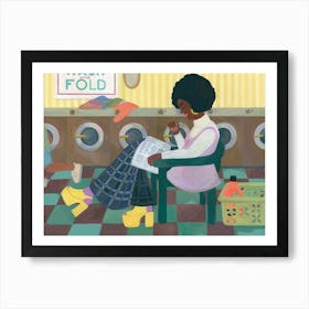 1970s Laundromat Art Print