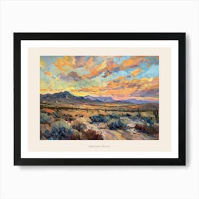 Western Sunset Landscapes Sonoran Desert 1 Poster Art Print