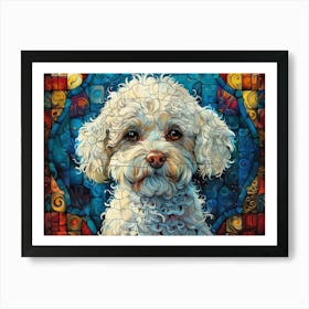 Bichon Frise Fine Art Portrait 1 Art Print