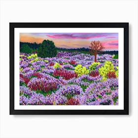 Purple Landscape Art Print