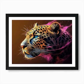 Leopard Hd Wallpaper 2 Art Print