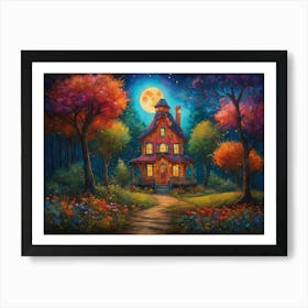 House In The Woods Art Print