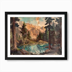 Vintage Woods 8 Art Print