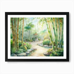 Asian Garden Art Print