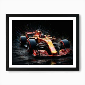 Red Bull Racing Car Art Print