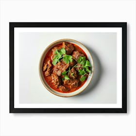 Beef Curry In A Bowl Art Print