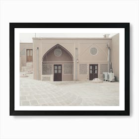 On The Roof In Yazd In Iran Art Print