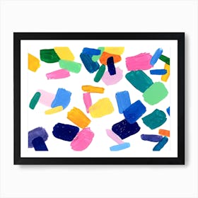 Sugar Sprinkles Colour Paint Art Print