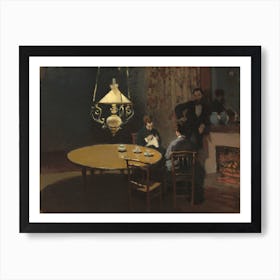 Interior, After Dinner, Claude Monet Art Print