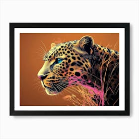 Leopard In The Grass Art Print