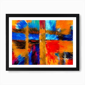 Acrylic Extruded Painting 438 Art Print