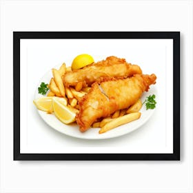 Fish And Chips 6 Art Print