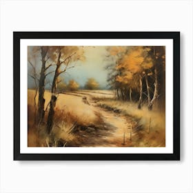 Printable Wall Art, Vintage Landscape, Farmhouse Wall Decorations, Vintage Landscape Oil Painting.15 Art Print