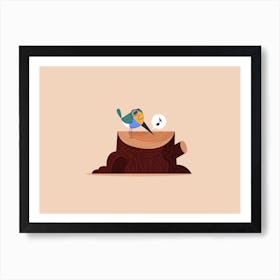 DJ Bird 1 Art Print