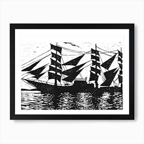 Tall Ship Art Print