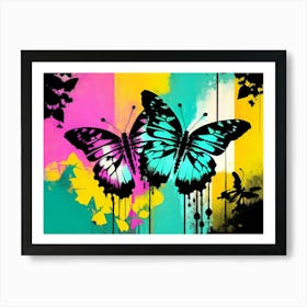 Butterfly Painting 103 Art Print