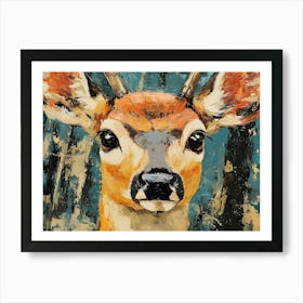 Deer In The Woods 3 Art Print