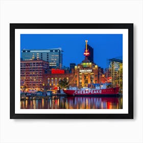 The Chesapeake Lightship Art Print