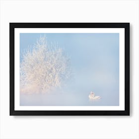 Love Story In The Winter Art Print