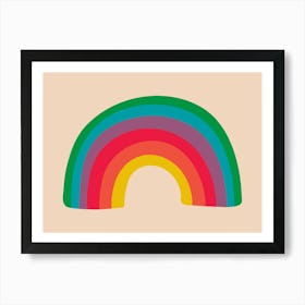 RAINBOW Multi-Coloured Art Print