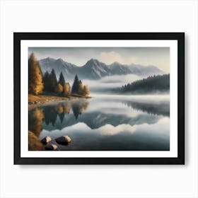 Beautiful Nature Landscape Art Print