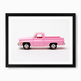 Toy Car 83 Chevy Silverado Pink 2 Art Print