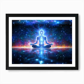 Yoga Man Art Print