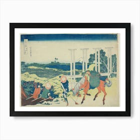 Thirty Six Views Of Mount Fuji, Katsushika Hokusai 11 Art Print