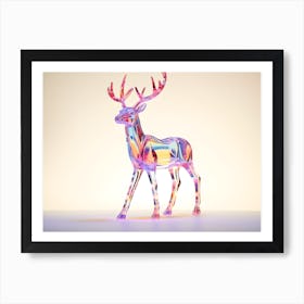 Deer Stock Videos & Royalty-Free Footage Art Print