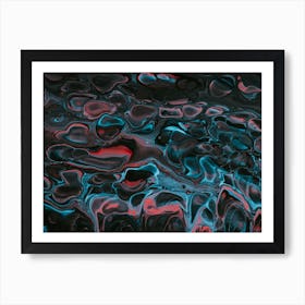 'Black And Blue' Art Print