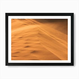 Sunset In The Sahara Desert Art Print