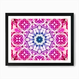 Pink Abstract Pattern Art Print