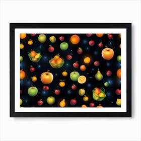 Fruit Baskets Art Print