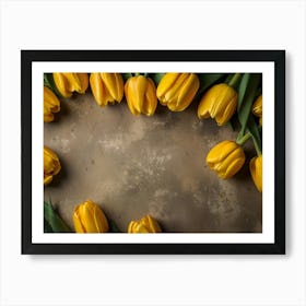 Yellow Tulips 1 Art Print