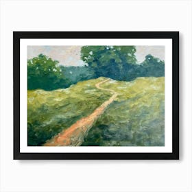 Path In The Grass painting Affiche