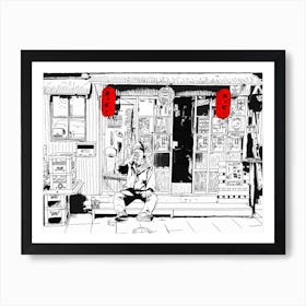 Tokyo Drinker Art Print