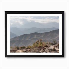 Mountains In The Himalaya, Mustang Nepal Art Print